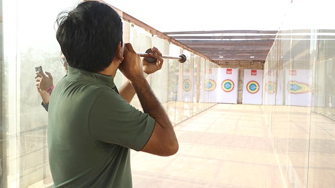 Experience Blowgun adventure sport at Della